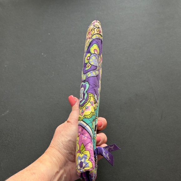 Vera Bradley Women's Paisley Wallet - Purple and Yellow - Picture 5 of 8